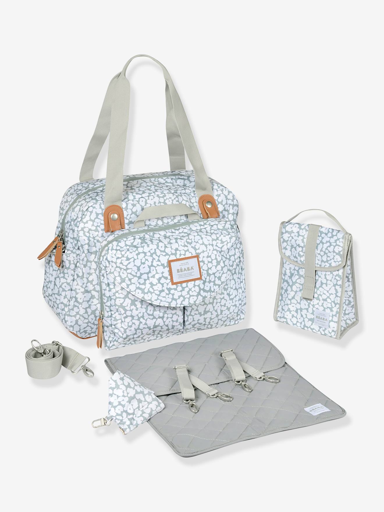 Saco de mudas, Genève II da BEABA azul medio estampado
