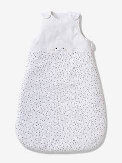 Têxtil-lar e Decoração-Roupa de cama bebé-Sacos de bebé-Saco de bebé sem mangas, tema Nuvem Branca