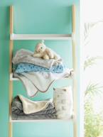 Cobertor em microfibra com forro imitação carneira revirada Cinzento+Rosa claro liso 