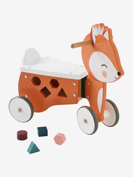 Triciclo com caixa de arrumação, Raposa multicolor 