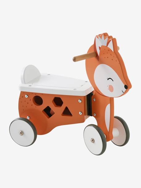 Triciclo com caixa de arrumação, Raposa multicolor 