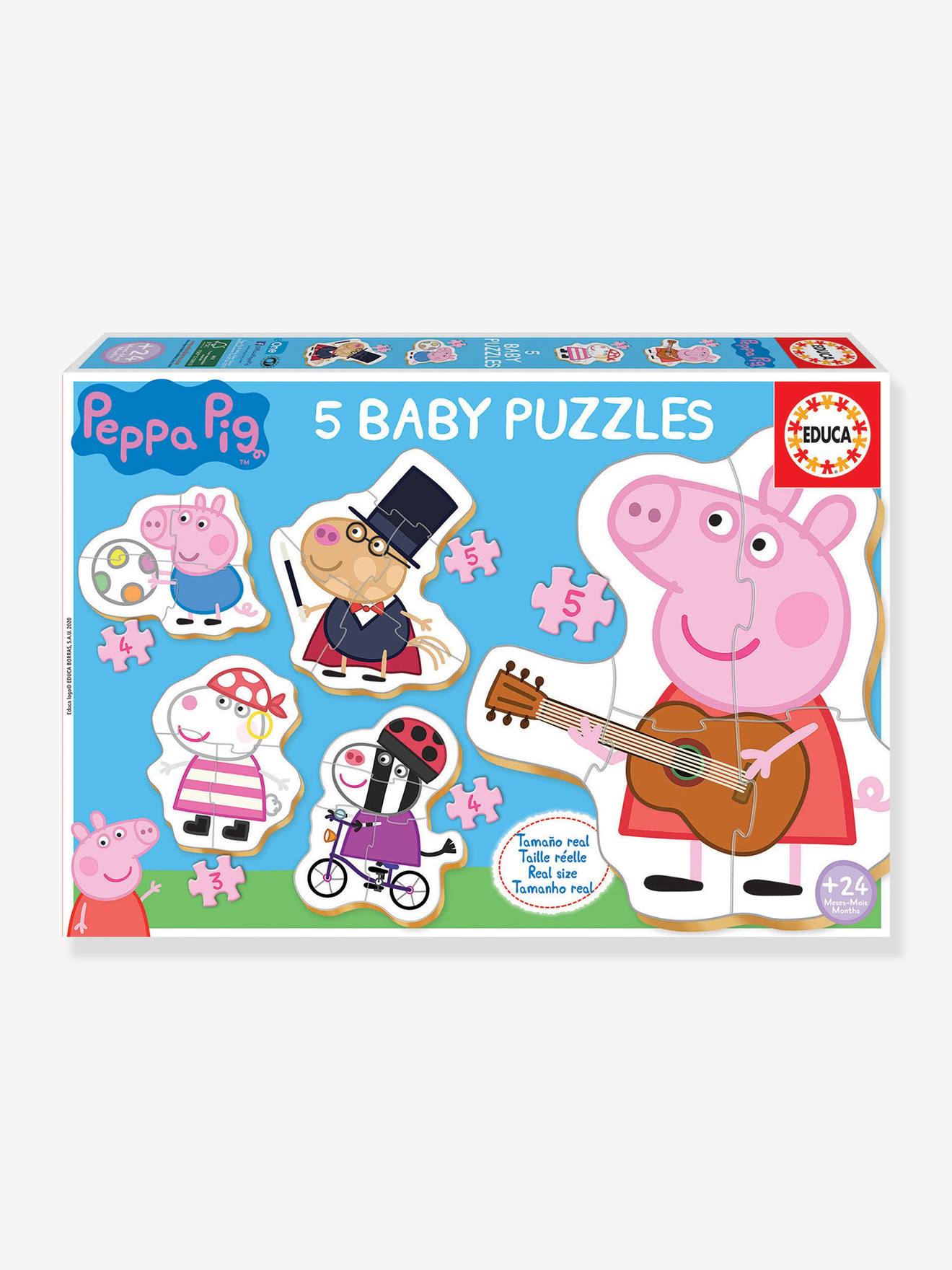 Set de 5 Puzzles Peppa Pig 