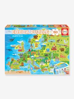 Brinquedos-Jogos educativos- Puzzles-Puzzle de 150 peças Mapa da Europa, da EDUCA