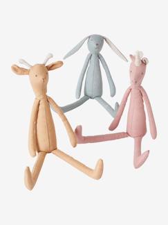 Brinquedos-Primeira idade-Bonecos-doudou, peluches e brinquedos em tecido-Trio de bonecos, em linho