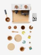 Máquina de café e chá, em madeira multicolor 