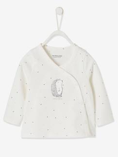 Bebé 0-36 meses-T-shirts-Casaco em algodão biológico, para bebé recém-nascido