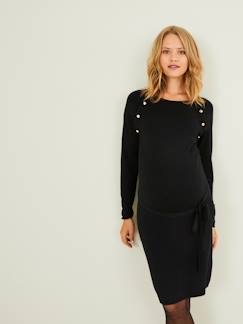 Roupa grávida-Amamentação-Vestido de malha, especial gravidez e amamentação