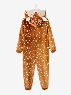 Menina 2-14 anos-Pijamas-Macacão "Rena de Natal, efeito peluche, para criança