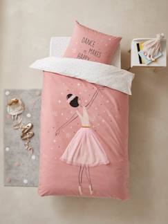 Têxtil-lar e Decoração-Roupa de cama criança-Conjunto capa de edredon + fronha de almofada para criança, tema Entrechat