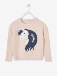 Criaturas Mágicas-Camisola com motivo com lantejoulas, para menina