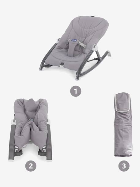 Espreguiçadeira Pocket Relax, da CHICCO Cinzento medio liso 