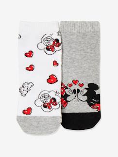 Menina 2-14 anos-Roupa interior-Lote de 2 pares de meias Minnie, da Disney®