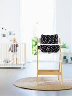 Almofada para cadeira alta VERTBAUDET Preto estampado 