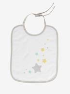 Lote de 7 babetes para bebé VERTBAUDET Estrelas/gotas água+Motivos de frutas+Multicolor+Vermelho escuro liso com motiv 