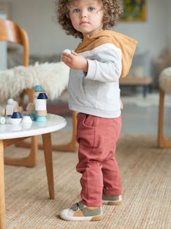 Bebé 0-36 meses-Camisolas, casacos de malha, sweats-Casacos-Casaco com fecho e capuz, para bebé menino