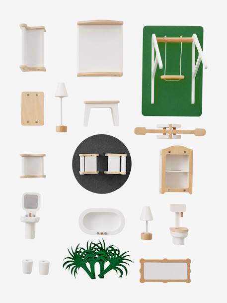 Casa dos amiguinhos + mobiliário branco 