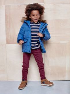 Menino 2-14 anos-Casacos, blusões-Blusão comprido com capuz e luvas a condizer, para menino