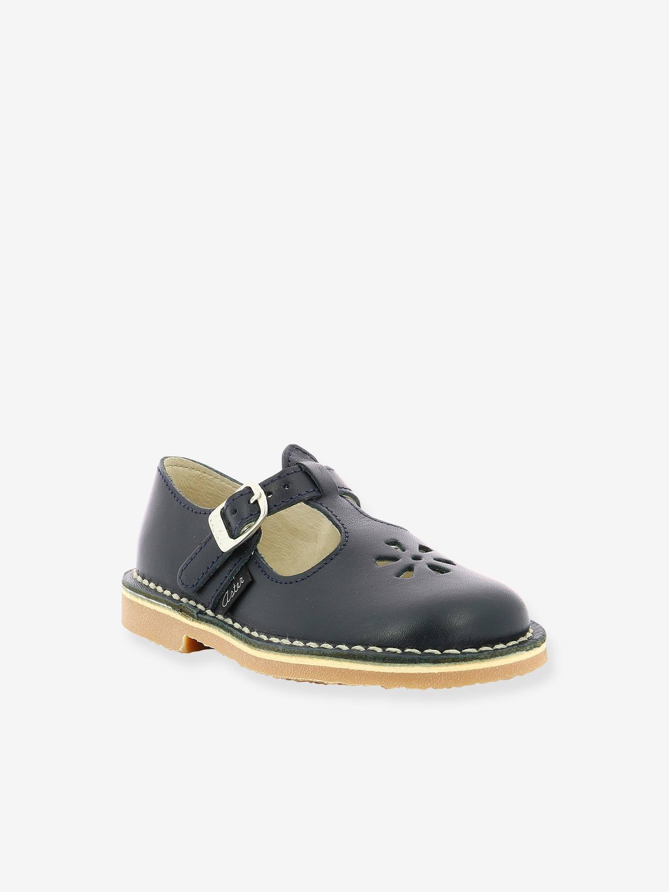 Sapatos em pele, para criança, Dingo da ASTER®-Calçado-Aster | vertbaudet.pt