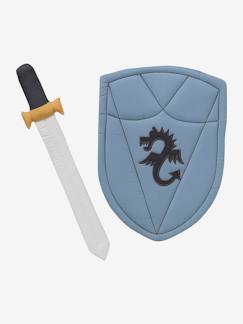 Brinquedos- Jogos de imitação-Disfarce de Cavaleiro com escudo + espada