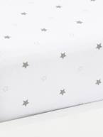 Lençol-capa, tema Chuva de estrelas Branco/ estrelas 