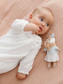 -Macacão em gaze de algodão, com forro, para bebé
