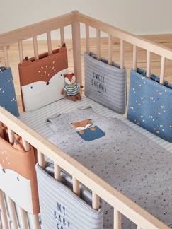 Têxtil-lar e Decoração-Roupa de cama bebé-Contorno de berço antichoques, Baby Fox