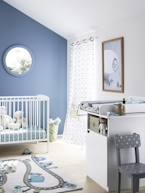 Móvel de mudas, tema Babyspace Branco+Cinza-escuro 