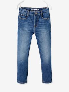 Menino 2-14 anos-Jeans-Jeans modelo loose com gancho descido, para menino