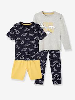 Menino 2-14 anos-Pijamas-Lote de 2 pijamas, dinossauro
