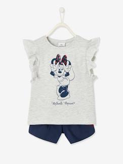 Menina 2-14 anos-Conjuntos-Conjunto Minnie® da Disney, t-shirt e calções, para criança