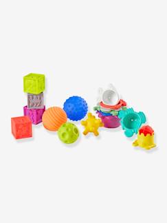 Brinquedos-Conjunto de bolas, cubos e copos, da Infantino