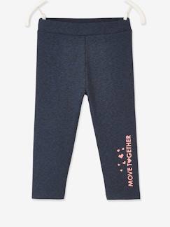 Menina 2-14 anos-Leggings -Leggings de desporto tipo corsários, em matéria técnica, para menina
