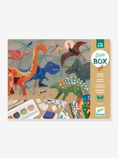 Brinquedos-Atividades artísticas-Quadros, desenho e pintura-Conjunto o Mundo dos dinossauros, da DJECO