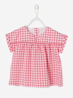 Bebé 0-36 meses-Blusas, camisas-Blusa com estampado vegetal, para bebé menina