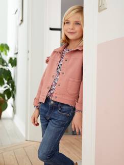 Menina 2-14 anos-Jeans -Calças slim indestrutíveis, para menina