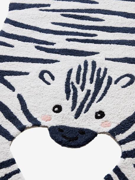 Tapete Zebra BRANCO CLARO LISO COM MOTIVO 