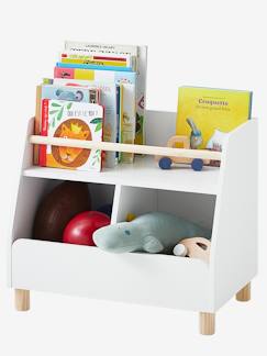 Ideias de Decoração-Móvel de arrumação Montessori, com prateleira + compartimentos, Ptilou