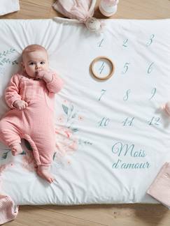 Têxtil-lar e Decoração-Roupa de cama bebé-Mantas, edredons-Tapete cenário para fotografias de bebé, Eau de Rose
