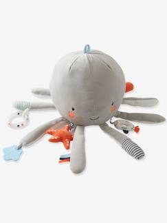 Brinquedos-Primeira idade-Bonecos-doudou, peluches e brinquedos em tecido-Peluche de atividades, polvo gigante