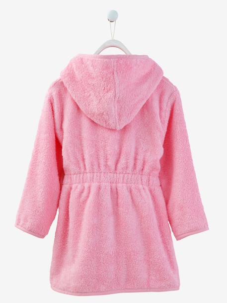 Roupão de banho com capuz, personalizável, para criança Azul Ganga+Azul Médio Liso+Rosa+Rosa Médio Liso+Verde Claro Liso+Violeta 