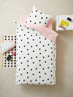 Têxtil-lar e Decoração-Roupa de cama criança-Conjunto capa de edredon + fronha de almofada para criança, tema Dream big