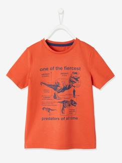 Menino 2-14 anos-T-shirt animal, de mangas curtas, para menino