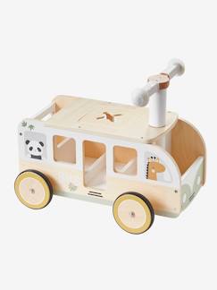 Brinquedos-Primeira idade- Baloiços, carrinhos de marcha, andarilhos e triciclos-Carrinho-autocarro de bonecos Hanói, em madeira FSC®