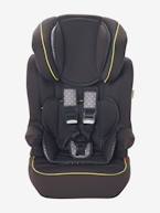 Cadeira-auto VERTBAUDET Kidsit+ grupo 1/2/3 Cinza estrelas+Verde triângulos 