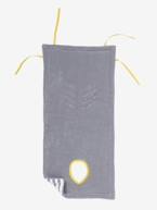 Proteção reversível para carrinho de bebé, da VERTBAUDET Azul claro/estrelas+Azul mesclado/estrelas+Cinza claro estampado+Riscas cinza/branco 