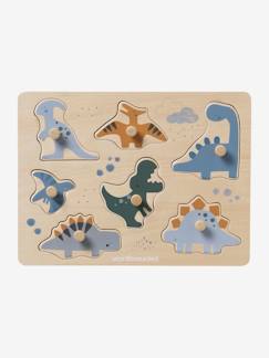 Brinquedos-Jogos educativos- Puzzles-Puzzle de pegas Dinossauros, em madeira FSC®
