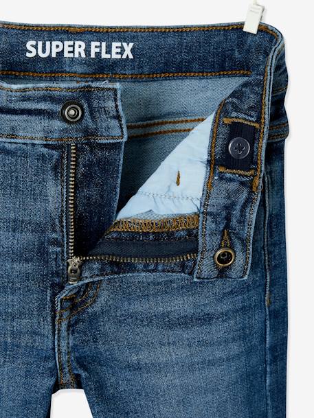 Jeans Superflex, para menino AZUL ESCURO DESBOTADO+AZUL ESCURO LISO+PRETO MEDIO DESBOTADO 