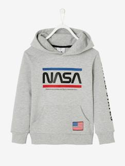 Menino 2-14 anos-Camisolas, casacos de malha, sweats-Sweatshirts-Sweat NASA®, com capuz