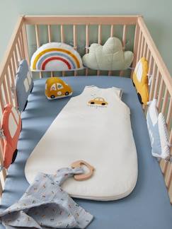 Têxtil-lar e Decoração-Roupa de cama bebé-Contornos de berço-Contorno de berço modulável, Carrinhos