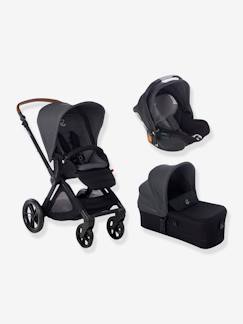 Puericultura-Carrinhos de bebé-Combinado trio JANE, carrinho de bebé Muum + alcofa Micro + cadeira-auto grupo 0+ Koos iSize R1